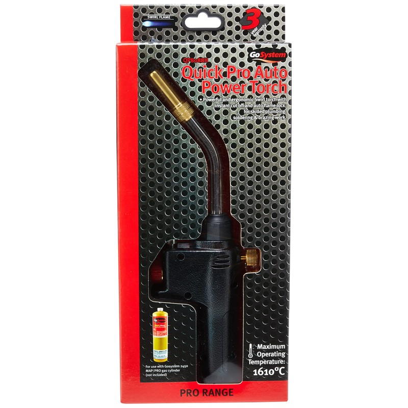 GoSystem QP8088H Quick Pro Auto Power Torch,Black