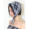 Minduri Mindery SHEER CHECK SCARF - BLACK