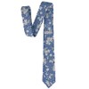 Kebocis Corbata de algodón para hombre, Blooms - Azul claro,