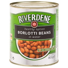 Riverdene Borlotti Beans in Water - 1x800g