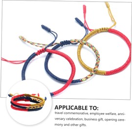 SAFIGLE Classic Bracelet Set for Women 3pcs Woven Rope Bracelet Fashion Jewelry