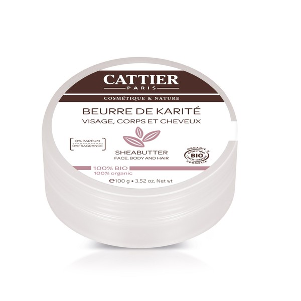 Cattier Shea Butter 100% Organic 20g (Pack of 2)