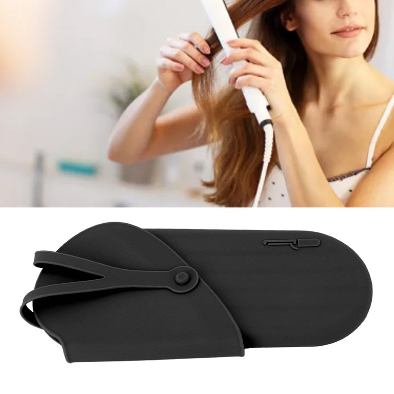Silicone Heat Resistant Mat Pouch with Hanging Hole Portable Travel