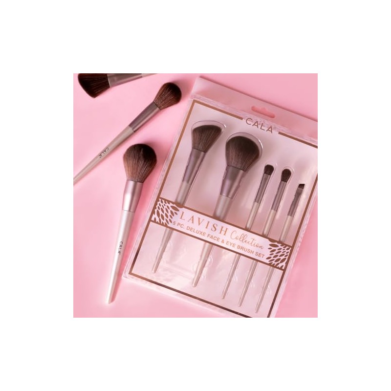 CALA - "Lavish Collection" brochas deluxe para maquillaje de cara