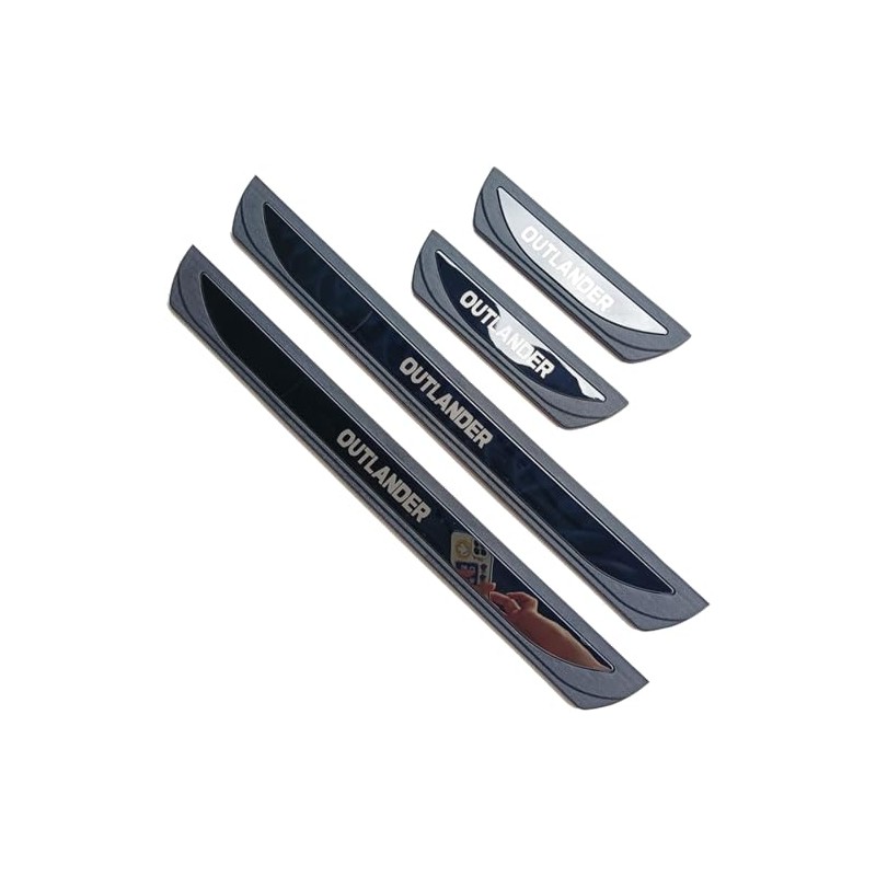 Stainless Door Sill Protector Kick Plate Entry Guard Kit for