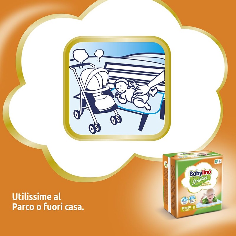 Babylino Sensitive 90 x 60 cm Extra Absorbent Pack of