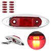 10pcs 3LED Luz de marcador lateral Impermeable a prueba de