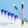 Nail Art Rendering Tools, Double Head Ombre Sponge Stick with