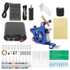 10 Wraps Tattoo Coil Machine Kit Mini Tattoo Power Supply
