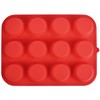 Zuvo Silicon Muffin Tray 12 Cups - Non Stick Baking