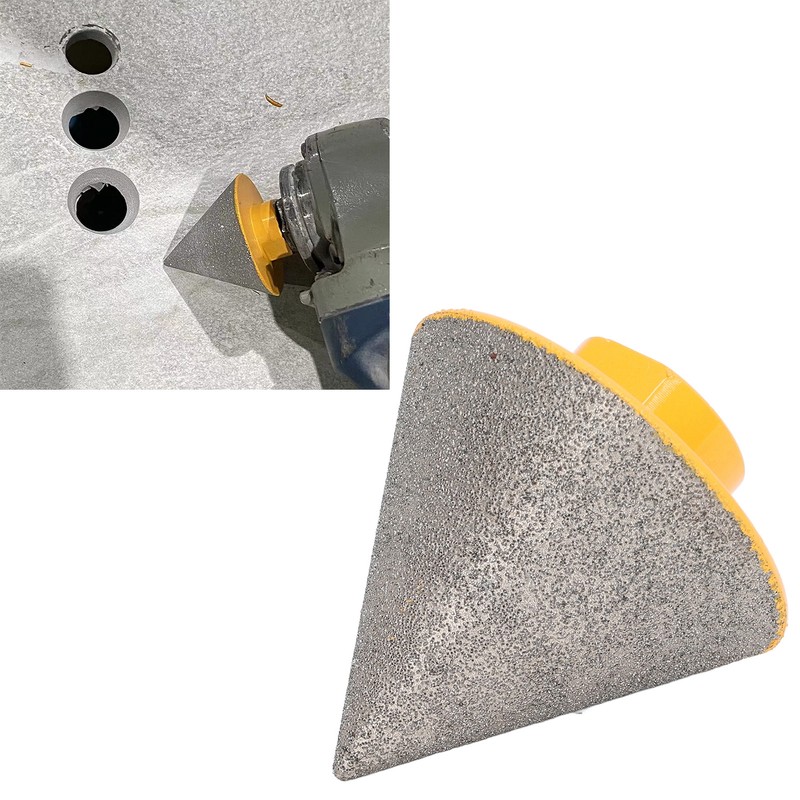 Diamond Beveling Chamfer Bit Countersink Milling Granite Existing Holes Enlarging