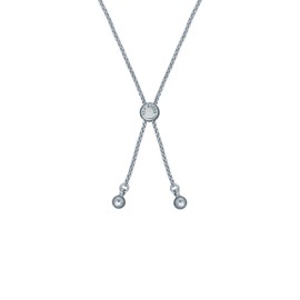 Ted Baker Breenar Baker Bar Drawstring Bracelet For Women (Silver Tone)