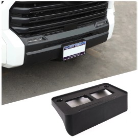 encar88_8 Front Grille Mount License Plate Bracket Holder Stand For Toyota Tundra 2022-23