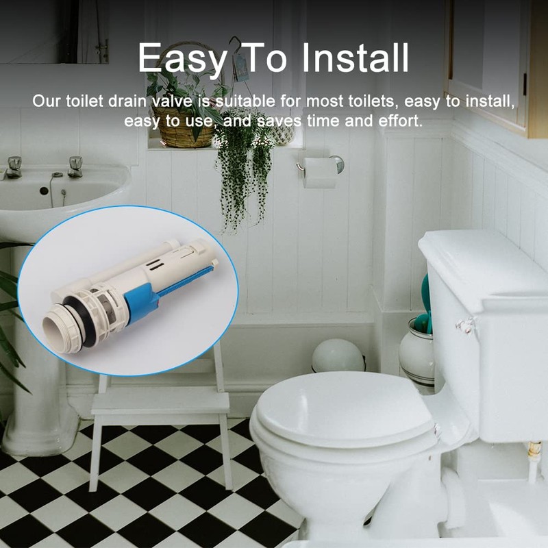 Toilet Flush Valves 2-Inch Dual Flush Valve Replacement Kit for