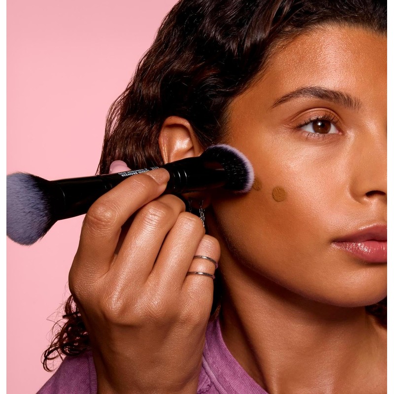 e.l.f. Cosmetics Camo Liquid Bronzer & Contour Duo Brush Brocha
