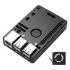 Ultra-Thin CNC Aluminum Case with Fan for Raspberry Pi 5