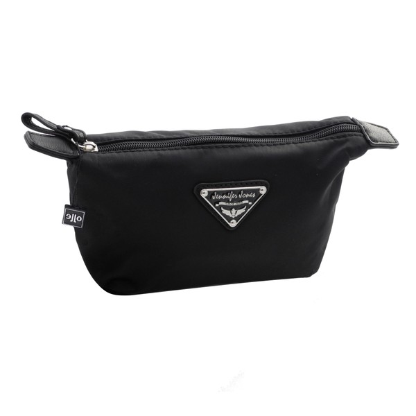 Jennifer Jones Toiletry Bag Cosmetic Bag Elegant Cosmetic Bag Single Large Small or in a Set Presented by Zmoka®, Black Small,