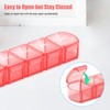 Extra Large Pill Organizer 2 Pack, XL Pill Box 7