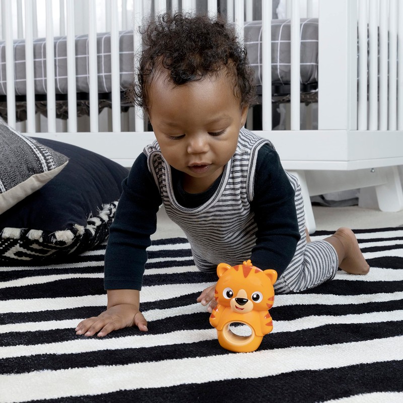 Baby Einstein Teethe & Wobble Tinker Tiger Teether Toy, BPA
