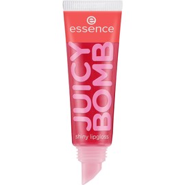 essence Juicy Bomb Shiny Lip Gloss No. 104 Red, shiny radiantly fresh, shimmer, vegan, alcohol-free, paraben-free, free from microplastic particles, pack of 1 (10 ml)