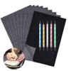100 Sheets Black Carbon Paper Transfer Sheet A4 Graphite Tracing