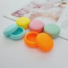 Macaron-shaped cream lip balm decanting empty container that fits perfectly in a bag, mini cosmetic refill container, vanity decoration, yellow / 가방에 쏙 마카롱 모양 크림 립밤 소분 공병 케이스 화장품 미니 리필 용기 화장대 장식 옐로우