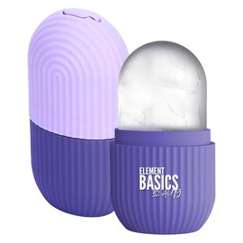 Molde De Hielo Para La Cara Y Ojos, Rodillo De Hielo Facial - Morado
