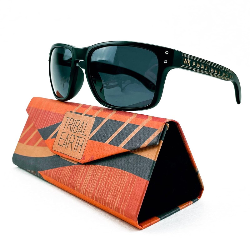TRIBAL EARTH Wood Sunglasses Polarised for Men and Women with
