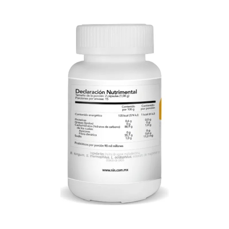 Simbin Rnl Fco 30 Capsulas 540mg Nin Sabor Sin Sabor