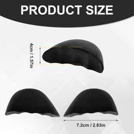 Shoe Filler for Too Big Shoes, Toe Insert to Make Boot Fit Tighter Toe Fillers Cushion Inserts for Loose Boots for Men and Women (Size L, 2.83x1.57 Inch)