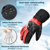 Azarxis Kids Children Snow Gloves Winter Windproof Ski Gloves for
