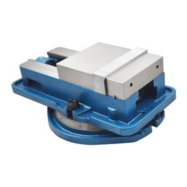 findmall 6 Inch Heavy Duty Milling Vise Bench Clamp Vise High Accuracy Clamping Vise 6 Inch Jaw Width with 360 Degrees Swiveling Base CNC Vise