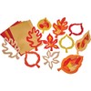 Springboard Stained Glass Silhouette Display Leaves (Autumn) (Pack of 30)