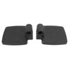 2pcs Wheelchair Footrests Professional Plastic Replacement Wheelchair Footplate Pedal Accessory