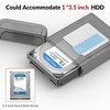 Hard Drive Storage Case, 2 Pack 3.5 Inch Hard Drive