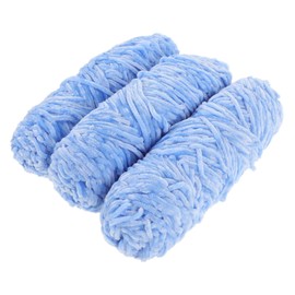 DOITOOL 3 Rolls Chenille Yarn for DIY Crafting Soft and Breathable Knitting Yarn Bundle for Beginners for Handmade Dolls and Sweaters