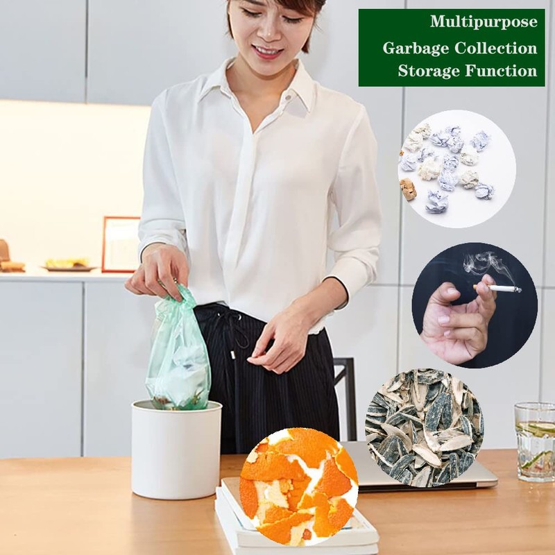 EINESIN Mini Car Trash Bags, Small Garbage Bags (30x25cm), Leakproof