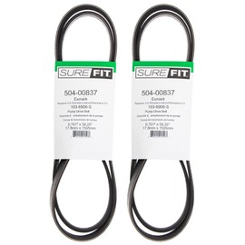 SureFit Pump Drive Belts Replacement for Exmark 103-6906 103-6906-S 52" 60" 72" Lazer Z AC AS LC Lawn Mowers 2 Pack