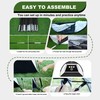 Golf Net, 10x7 Ft Golf Hitting Net with Tri-Turf Mat,