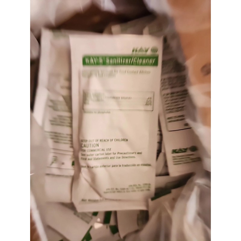 Ecolab (25) Packets Kay-5 Sani tizer Cleaner Ecolab 01969-000