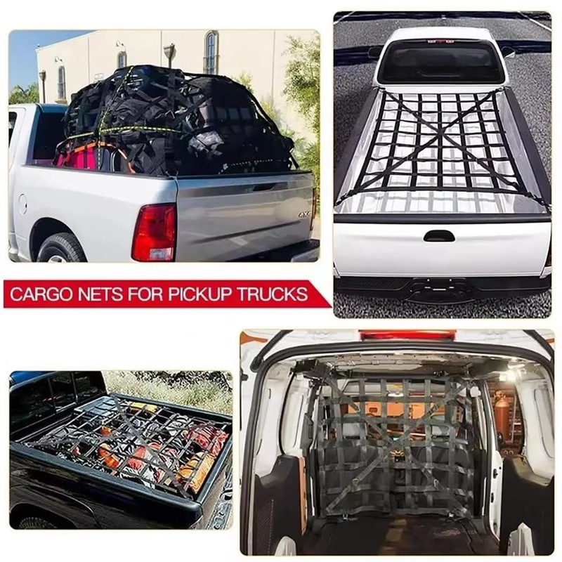 NEWFUN Luggage Net for Pickup Trucks, 106 x 127 cm