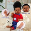 YOYOExment Reborn Baby Dolls Black Girl, 18 Inch Realistic Baby