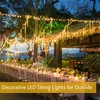 Extra-Long 144FT Solar String Lights for Outside, 2 Pack 400LED