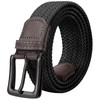e-mode life Men's Mesh Belt, Elastic Belt, Student Uniform Belt,