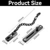 GIONAR Heavy Duty Door Security Chain Lock - Stainless Steel