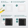 ECOPRO VENT 6" x 6" Black Plastic Access Panel. Service