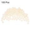 sourcing map 100pcs Nylon Bearing Balls 6mm Solid Plastic Balls,