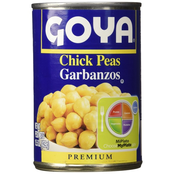 Goya Chick Pea, 15.5000-Ounce (Pack of 12)