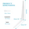 Uenhoy 10 Pack White Shelf Brackets 10 Inch Metal Floating