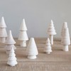 Creative Co-Op 3" H-8" H Wood Trees, Natural, Set of